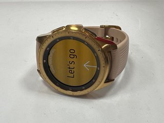 SAMSUNG GALAXY WATCH 42MM SMARTWATCH IN GOLD: MODEL NO SM-R810 (UNIT ONLY) [JPTM122269]