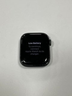 APPLE WATCH SERIES 7 41MM GPS SMARTWATCH IN BLACK: MODEL NO A2473 (WATCH FACE ONLY) [JPTM122671]