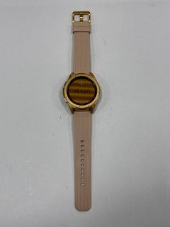 SAMSUNG GALAXY WATCH 42MM CELLULAR SMARTWATCH IN GOLD: MODEL NO SM-R815F (UNIT ONLY) [JPTM122604]