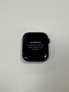 APPLE WATCH SERIES 6 44MM GPS SMARTWATCH IN BLUE: MODEL NO A2292 (WATCH FACE ONLY) [JPTM122670]