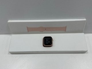 APPLE WATCH SERIES 6 40MM GOLD ALU SMARTWATCH: MODEL NO A2291 (WITH BOX AND SPORTS BAND) [JPTM122679]