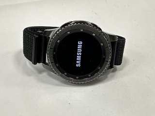 SAMSUNG GALAXY WATCH GEAR S3 FRONTIER SMARTWATCH IN BLACK: MODEL NO SM-R760 (UNIT ONLY) [JPTM122526]