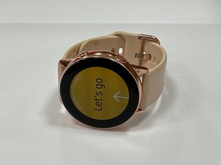 SAMSUNG GALAXY WATCH ACTIVE SMARTWATCH IN ROSE GOLD: MODEL NO SM-R500 (UNIT ONLY) [JPTM122769]