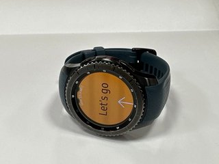 SAMSUNG GEAR S3 FRONTIER SMARTWATCH IN BLACK: MODEL NO SM-R760 (UNIT ONLY) [JPTM122765]