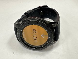 SAMSUNG GALAXY WATCH GEAR S3 FRONTIER SMARTWATCH IN BLACK: MODEL NO SM-R760 (UNIT ONLY) [JPTM122327]