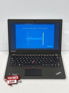 LENOVO THINKPAD X250 256 GB LAPTOP IN BUSINESS BLACK (WITH MAINS POWER ADAPTER) INTEL CORE I5-5300U CPU @ 2.30GHZ, 8.00 GB RAM, 12.5" SCREEN, INTEL HD GRAPHICS 5500 [JPTM122207]