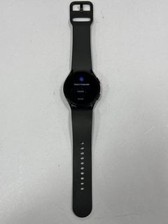 SAMSUNG GALAXY WATCH 4 40MM SMARTWATCH IN BLACK: MODEL NO SM-R860 (UNIT ONLY) [JPTM122341]