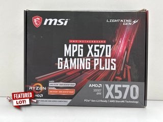 MSI MPG X570 GAMING PLUS MOTHERBOARD PC COMPONENT (WITH ACCESSORIES AS PHOTOGRAPHED) [JPTM122598]