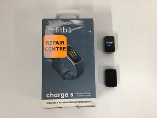 2 X FITBIT CHARGE 5 HEALTH & FITNESS TRACKERS: MODEL NO FB421 (WITH ACCESSORIES AS SHOWN) [JPTM122334]