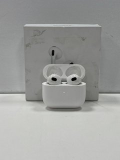 APPLE AIRPODS (3RD GENERATION) WIRELESS EARPHONES IN WHITE: MODEL NO A2897 (WITH BOX) [JPTM122479]