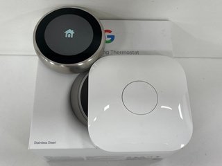 GOOGLE NEST LEARNING THERMOSTAT: MODEL NO A0103 (WITH BOX, HUB & ACCESSORIES) [JPTM122721]