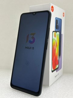 REDMI 12C 32GB SMARTPHONE IN GRAPHITE GREY: MODEL NO 22126RN91Y (WITH BOX & ALL ACCESSORIES, SPARES & REPAIRS, DEMO UNIT) [JPTM122684]