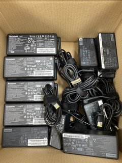 QTY OF VARIOUS LENOVO LAPTOP CHARGERS [JPTM122312]