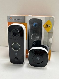 TOUCAN WIRELESS VIDEO DOORBELL: MODEL NO TVD200WUC (WITH ACCESSORIES AS PHOTOGRAPHED) [JPTM122225]