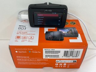 MIO MIVUE 803 DASH CAMERA: MODEL NO N583 (WITH BOX & CABLE) [JPTM122276]