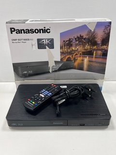 PANASONIC BDT180 BLU-RAY DISC/DVD PLAYER (ORIGINAL RRP - £89) IN BLACK: MODEL NO DMP-BDT180EB (WITH BOX, REMOTE & POWER CABLE) [JPTM122410]