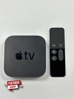 APPLE TV 4K (32GB) STREAMING BOX IN BLACK: MODEL NO A1842 (WITH REMOTE) [JPTM122249]