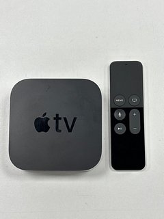 APPLE TV 4K STREAMING BOX IN BLACK: MODEL NO A1842 (WITH REMOTE) [JPTM122241]