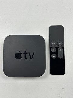 APPLE TV HD STREAMING BOX IN BLACK: MODEL NO A1625 (WITH REMOTE) [JPTM122253]