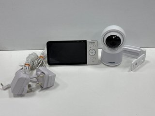 VTECH 5" PAN AND TILT VIDEO CAMERA BABY MONITOR IN WHITE: MODEL NO RM5754HD (WITH POWER CABLES) [JPTM122404]