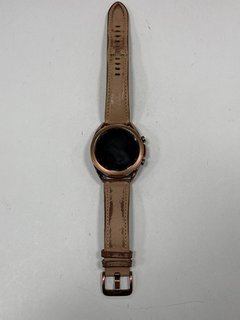 SAMSUNG GALAXY WATCH 3 SMARTWATCH IN BRONZE: MODEL NO SM-R850 (UNIT ONLY) [JPTM122406]