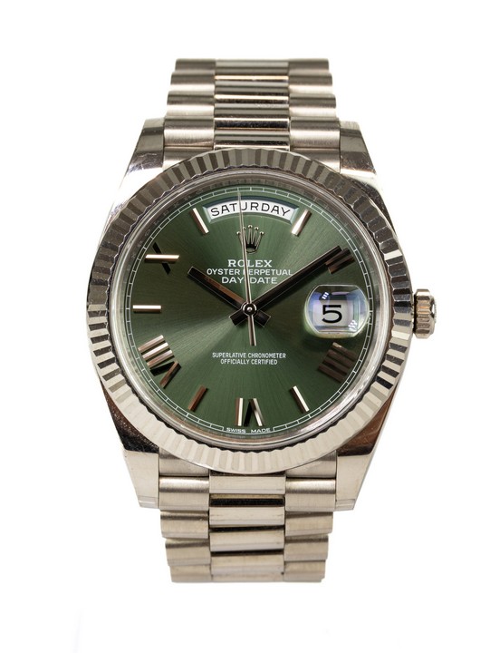 Rolex Day-Date 40 Automatic Watch. Please see full description below including important notes prior to bidding.