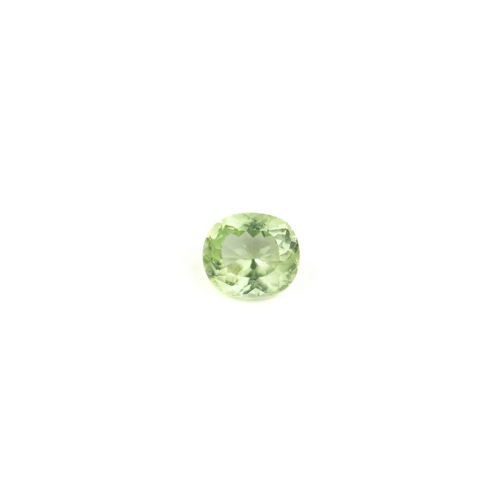 1.40ct Peridot Faceted Oval-cut Single Gemstone, 7x6mm (VAT Only Payable on Buyers Premium)