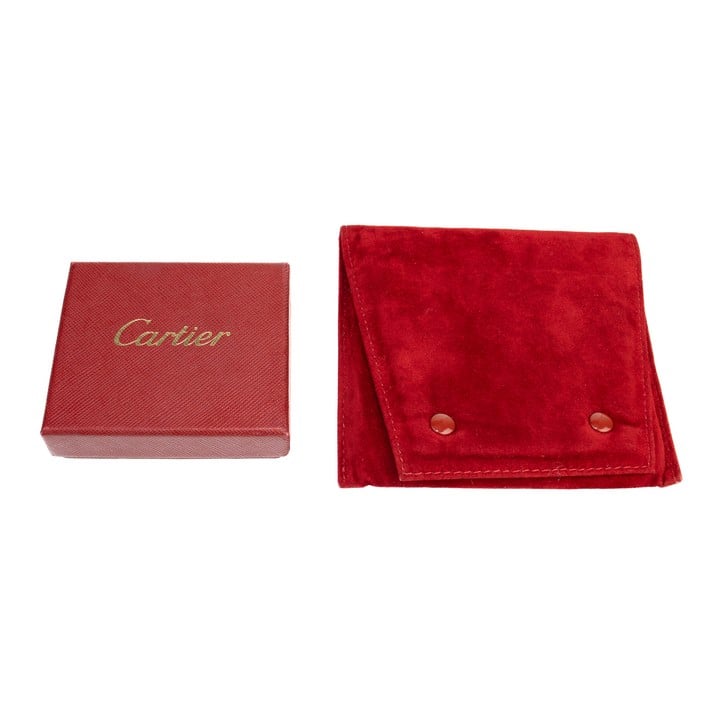 Cartier Pouch, 12x11cm and Cartier Box, 8x7x2cm (VAT Only Payable on Buyers Premium)