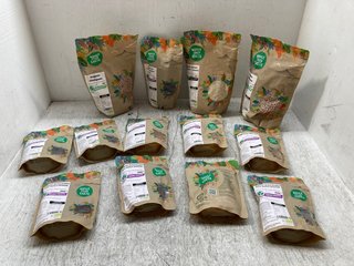 QTY OF ASSORTED WHOLE EARTH FOOD ITEMS TO INCLUDE PAPAYA DICED 500G BB: 09/24: LOCATION - A5