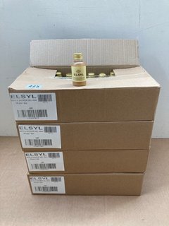 4 X BOXES OF ELSYL BATH AND SHOWER GELS 40ML: LOCATION - A11