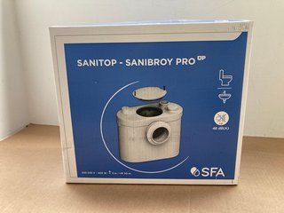 SFA SANITOP - SANIBROY PRO DOMESTIC MACERATOR PUMP RRP - £549: LOCATION - A13