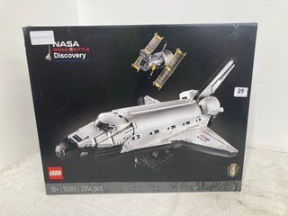 LEGO NASA SPACE SHUTTLE DISCOVERY BUILD KIT MODEL: 10283 RRP - £185: LOCATION - WHITE BOOTH