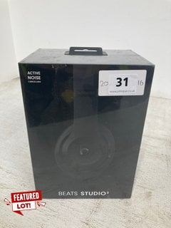 BEATS STUDIO 3 ACTIVE NOISE CANCELLING EARPHONES RRP - £139: LOCATION - WHITE BOOTH