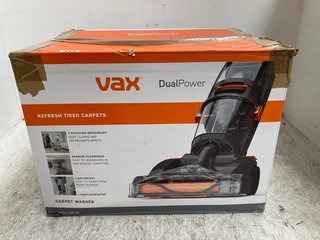 VAX DUAL POWER CARPET WASHER MODEL: W86-DP-B: LOCATION - B19