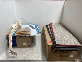 QTY OF ASSORTED ITEMS TO INCLUDE BOX OF TORK EXTRA SOFT SINGLEFOLD HAND TOWELS: LOCATION - B18