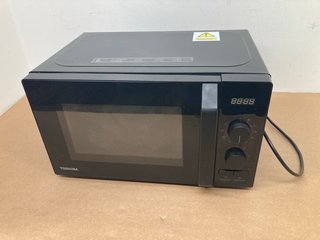 TOSHIBA 20L DIGITAL SOLO MICROWAVE OVEN IN BLACK: LOCATION - B17