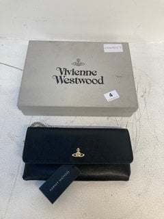 VIVIENNE WESTWOOD SAFFIANO CHAIN PURSE IN BLACK RRP - £200: LOCATION - WHITE BOOTH