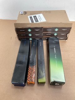 5 X ASSORTED COFFEE ITEMS TO INCLUDE 4 X ASSORTED NESPRESSO FLAVOURED COFFEE PODS BB: 08/25: LOCATION - B7