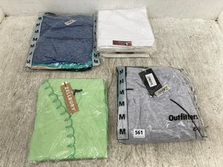 QTY OF ASSORTED CLOTHING PACKS TO INCLUDE OUTFITTERS STOREAS 2 PACK OF COTTON DRAWSTRING SHORTS IN GREY AND BLACK SIZE: M: LOCATION - B4