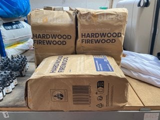 3 X PACKS OF ECOBLAZE PREMIUM KILN DRIED HARDWOOD FIREWOOD: LOCATION - B3