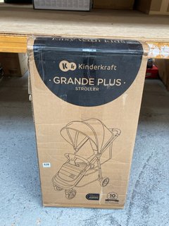 KINDERKRAFT GRANDE PLUS STROLLER IN GREY: LOCATION - C2