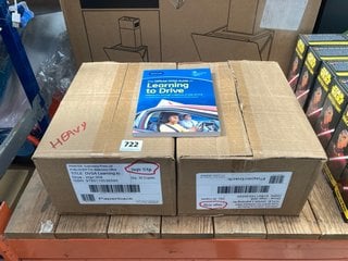 2 X BOXES OF DVSA GUIDE TO LEARNING TO DRIVE BOOKS: LOCATION - C11