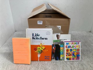 QTY OF ASSORTED BOOKS TO INCLUDE LIFE KITCHEN BY RYAN RILEY: LOCATION - C15