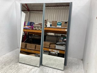 LARGE MIRROR IN MONUMENTED GREY: LOCATION - C15