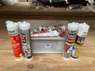 QTY OF ASSORTED SEALANTS TO INCLUDE QTY OF EVER BUILD EVERFLEX FIRE MATE INTUMESCENT SEALANTS: LOCATION - C16