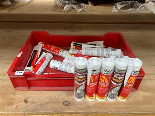 QTY OF ASSORTED SEALANTS TO INCLUDE QTY OF EVER BUILD EVERFLEX FIRE MATE INTUMESCENT SEALANTS: LOCATION - C16