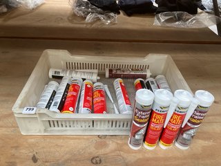 QTY OF ASSORTED SEALANTS TO INCLUDE QTY OF EVER BUILD EVERFLEX FIRE MATE INTUMESCENT SEALANTS: LOCATION - C16