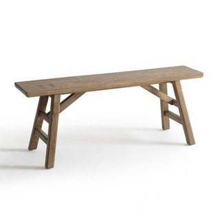 LA REDOUTE INTERIEURS ASAYO ELM BENCH. RRP - £225: LOCATION - B1