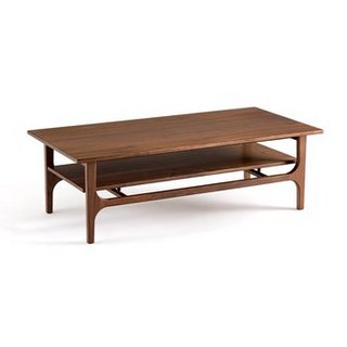 LA REDOUTE INTERIEURS LARSEN VINTAGE STYLE WALNUT COFFEE TABLE. RRP - £499: LOCATION - B2