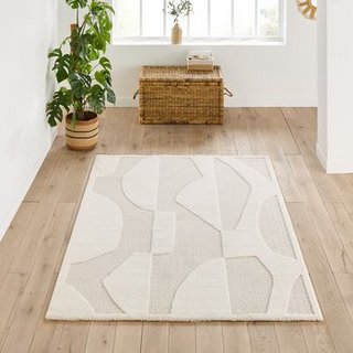 LA REDOUTE INTERIEURS BROGA ABSTRACT RUG. SIZE: 200X290CM. RRP - £300: LOCATION - B4